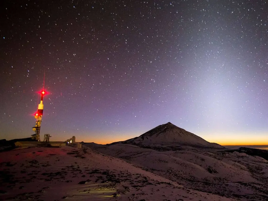 Sunset and Stars on Teide