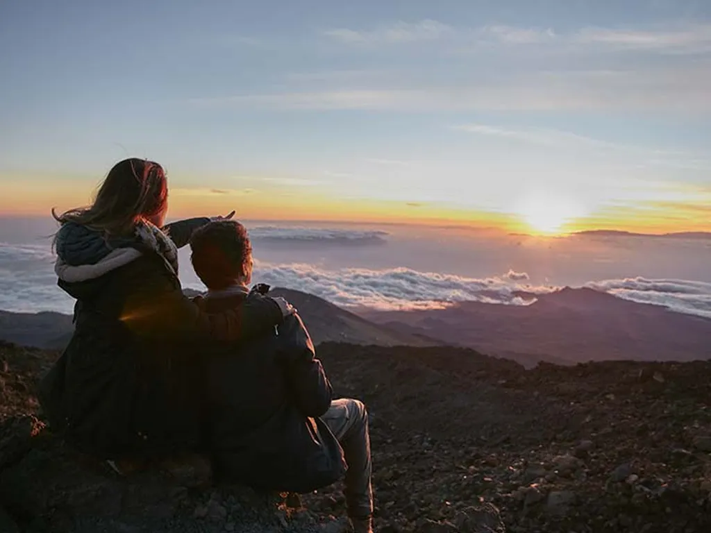 Sunset and Stars on Teide
